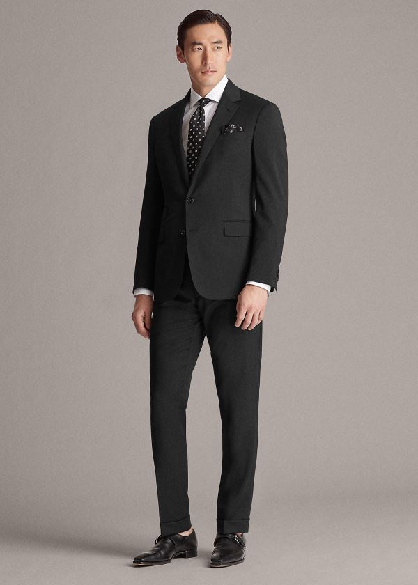 Men's Ralph Lauren Gregory Wool Serge Suits | 285694TQS